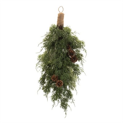 Pine and Pinecones Wall Swag Bundle 28"H