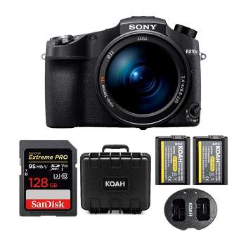 Sony CyberShot RX10 IV Digital Camera with 128GB SD Card and Accessory Bundle