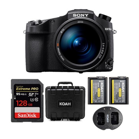 Sony CyberShot RX10 IV Digital Camera with 128GB SD Card and Accessory Bundle - image 1 of 3