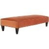 Harlow Lounging Bench - MCR4669 - Pumpkin - Safavieh - 3 of 4