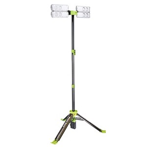 PowerSmith® Voyager 8,000-Lumen LED 4-Light Tripod-Mounted Rechargeable Portable Work Light in Green - 1 of 4
