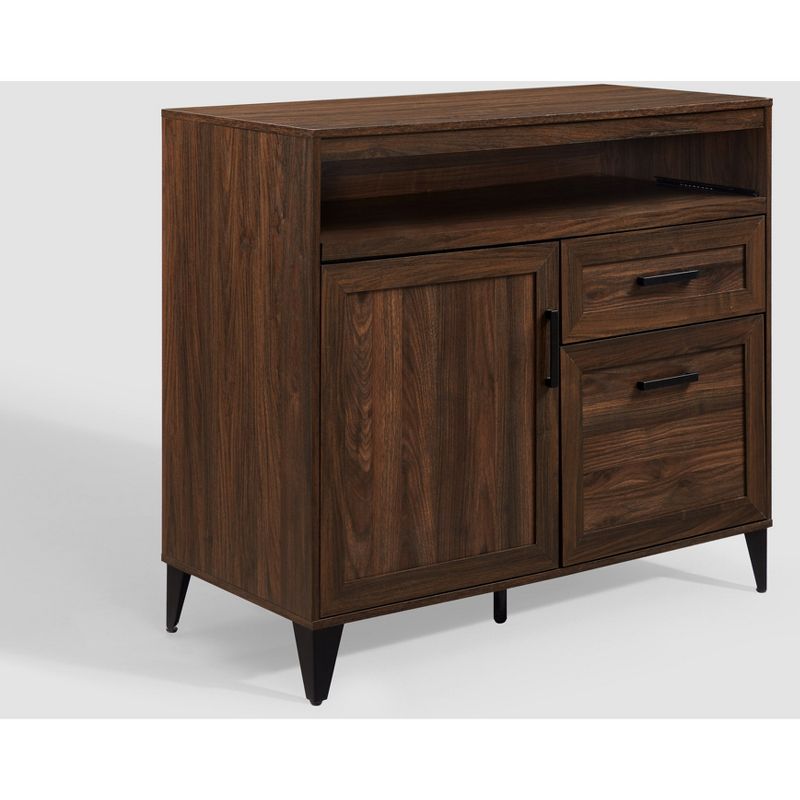 Transitional Pull Out Secretary Desk - Saracina Home, 1 of 11