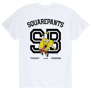 Men's - SpongeBob SquarePants - I'm Ready Sporty Short Sleeve Graphic T-Shirt - 1 of 4
