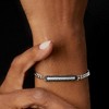 Ross-Simons 0.20 ct. t.w. Black and White Diamond Id Bracelet in Sterling Silver Size 8 - 3 of 4