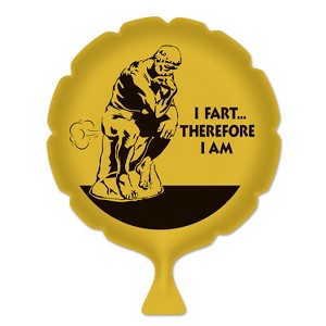 Beistle I Fart... Therefore I Am Whoopee Cushion, 8", (4/Pkg) Multicolored - 1 of 1