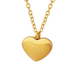 HTUTWOO 18K Gold Plated Necklace Minimalist Dainty Chain Trendy Jewelry for Women Elegant Everyday Accessory - 1 of 4