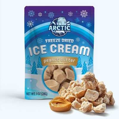 Arctic Farms Freeze Dried Ice Cream That Does Not Melt (Bits) (Peanut Butter)