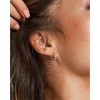 Cubic Zirconia Huggie Earrings 14k Gold Plated Tiny Earrings Small Huggie Hoop Earrings Simple Lightweight Hoops Gift for Women - 3 of 4
