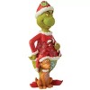 Jim Shore 20" Grinch & Max Hand Painted Statue Christmas Figure Decoration - 2 of 4