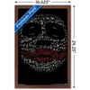 Trends International DC Comics Movie - The Dark Knight - The Joker Face In Text Framed Wall Poster Prints - 3 of 4