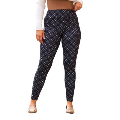 Women's Jillian Plaid Leggings - Julia Rose