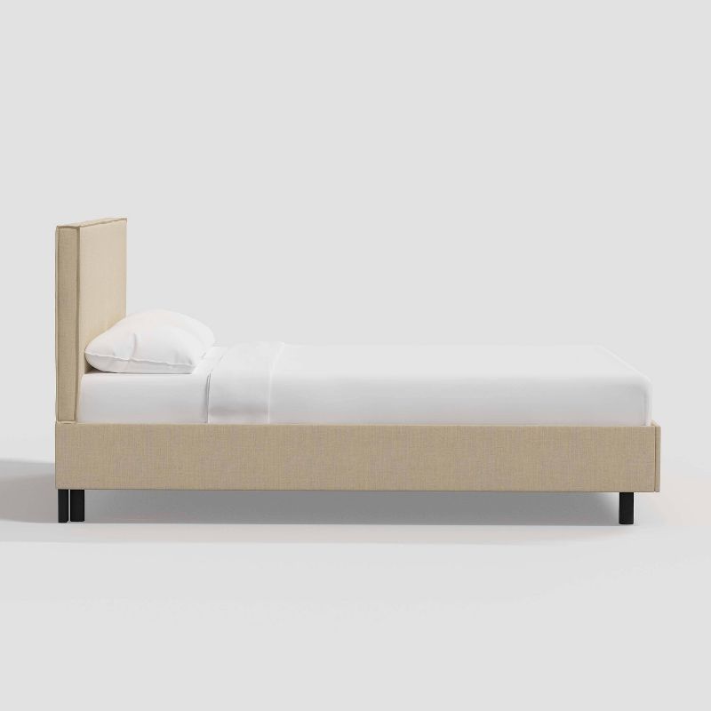 Fanie Slipcover Platform Bed in Linen - Threshold™, 4 of 6