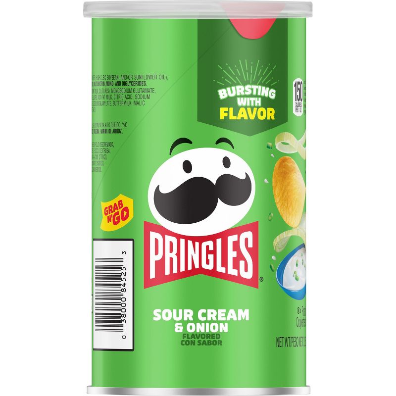 Pringles Grab &#38; Go Large Sour Cream &#38; Onion Potato Crisps Chips - 2.5oz, 3 of 10
