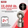 Aluma-Tow 2 5/16 Inch Powder Coated Corrosion Proof Hitch Ball Replacement with Gross Trailer Weight Rating 12,000 Pounds, Stainless Steel - 3 of 4