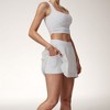Anna-Kaci Active Women's High Waist Pleated Skirt with Built-In Shorts and Stretch Waistband - 3 of 4