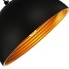 CWI Lighting Modest 1 Light Down Mini Pendant With Black Finish - 4 of 4