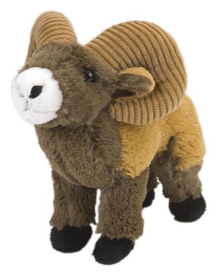 Aurora Mini Flopsie 8 Big Horn Sheep Brown Stuffed Animal : Target