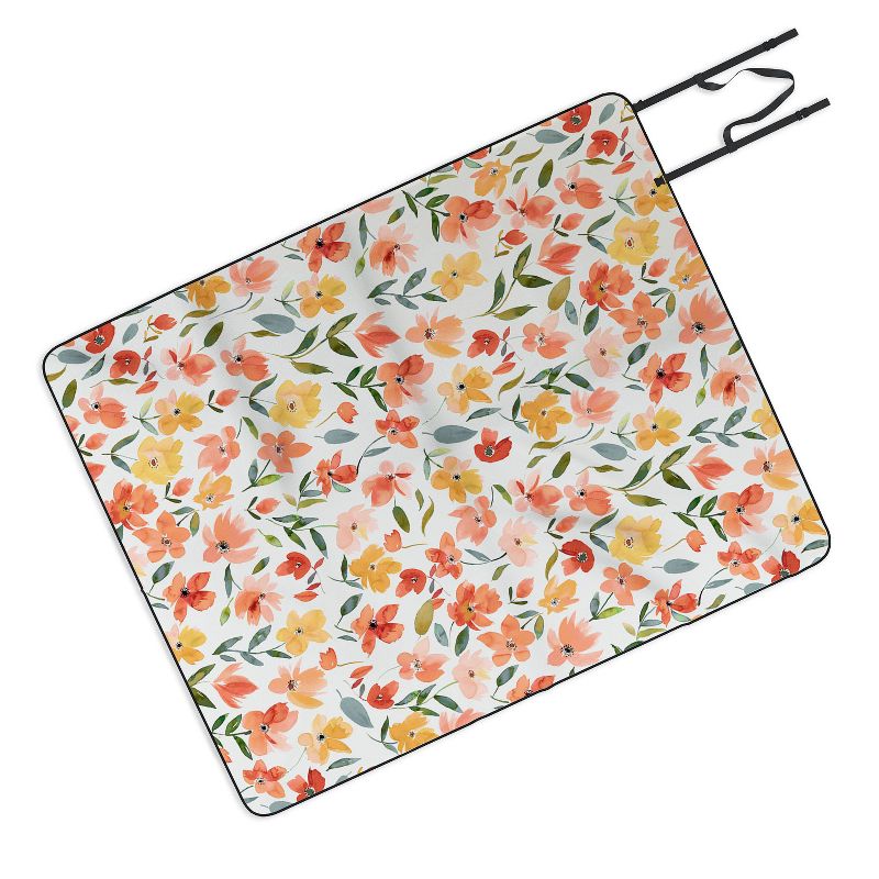 Ninola Design Countryside Fresh Flowers Picnic Blanket - Deny Designs, 1 of 4