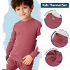 City Threads Boys USA-Made Soft & Cozy Thermal Long Johns 2-Piece Set - Warm Base Layer & Loungewear - 3 of 4