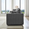 Whisen 104.3" 4-Seat Sofa in Plush Corduroy, Convertible Deep Seat Lounge with Soft Pillows - 4 of 4