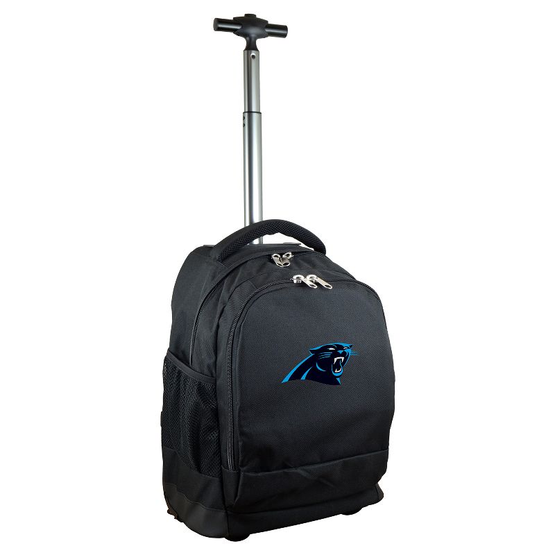 NFL Mojo Premium Wheeled Backpack - Black, 1 of 8
