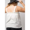 Women's Plus Sleeveless Back Smocking Band Top - GILLI - 3 of 4