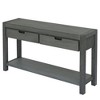 NicBex Contemporary Narrow Console Table with Storage,Entryway Table with Drawers & Bottom Shelf,Foyer Table for Entryway,Hallway,Living Room - 3 of 4