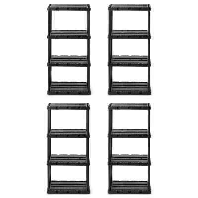 5 Tier 24 x 36 x 72 Heavy-Duty Plastic Ventilated Shelf for