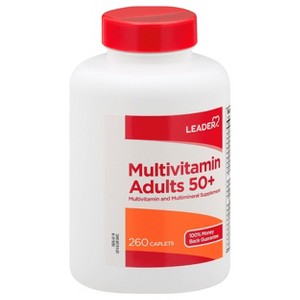 Leader Adults 50+ Caplets Multivitamin 260 ea - 1 of 4