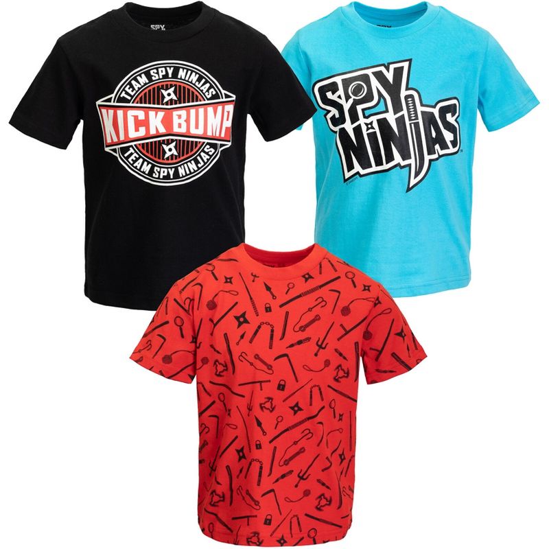 Spy Ninjas 3 Pack T-Shirts Little Kid to Big Kid, 1 of 8