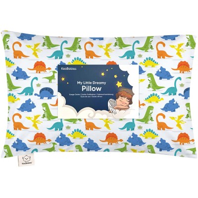 KeaBabies Toddler Pillow with Pillowcase, 13X18 Soft Organic Cotton Toddler Pillows for Sleeping, Kids Travel Pillow Age 2-5