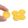 Unique Bargains Resin Craft Snap Round Flat 4-Hole Sewing Buttons 50 Pcs - 4 of 4