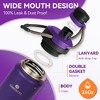 ZACHVO 24 oz Insulated Water Bottle, Stainless Steel, Lanyard, Wide Mouth Lid, Leak Proof, Double Wall Vacuum, Hot & Cold, for Hiking, Camping - 3 of 4