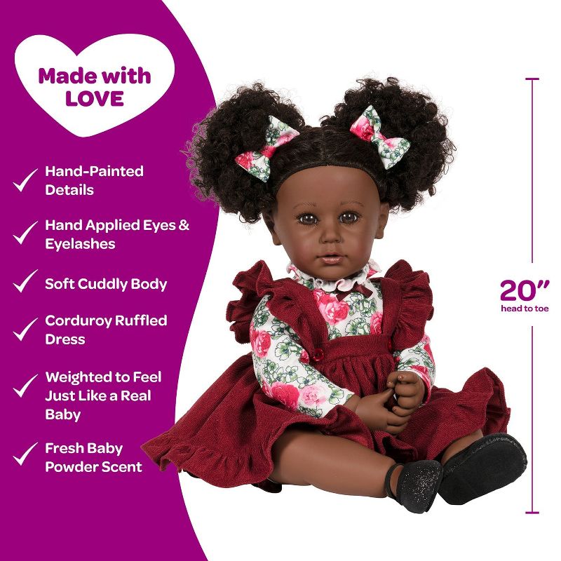 Adora Toddlertime Cranberry Kisses Baby Doll, Doll Clothes & Accessories Set, 5 of 10