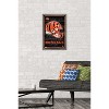 Trends International NFL Cincinnati Bengals - Neon Helmet 23 Framed Wall Poster Prints - 2 of 4