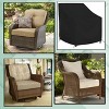 Covers&All Outdoor Chair Covers, Made of 12 Oz Waterproof & UV-Resistant Cover Max Fabric, Suitable for Indoors / Outdoors - 3 of 4