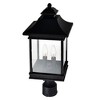 CWI Lighting,Cleveland 2 Light Black Outdoor Lantern Head - 3 of 4