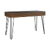 XIYUYEU Home Office Desk Modern Writing Desk with 2 Drawers and Hairpin Legs for Study - 3 of 4