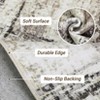 Abstract Indoor Rug Modern Stripes Area Rug Machine Washable, Ultra-Thin Non Slip Soft Large Living Room Floor Rugs - 3 of 4