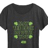 Women's - Star Wars - St. Patricks Day May Luck Be With You Short Sleeve Graphic T-Shirt - 2 of 4
