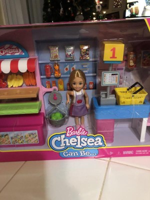 Barbie Chelsea Can Be Toy Store Playset with Small Blonde Doll, Shop  Furniture & 15 Accessories 