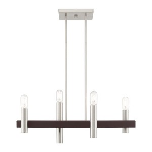 Livex Lighting Helsinki 4 - Light Chandelier in  Brushed Nickel - 1 of 1