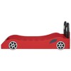 YOOCOZZ Twin Size Wood Race Car-Shaped Platform Bed Upholstered Backrest - 3 of 4