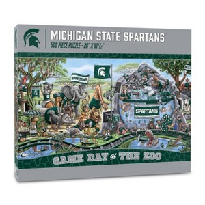 NCAA Michigan State Spartans Game Day at the Zoo 500pc Jigsaw Puzzle - 1 of 3