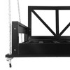 PAGED Porch Swing Modern Twin Size Outdoor Swing with 4 Hanging Ropes for Poolside, Garden, Backyard - 4 of 4