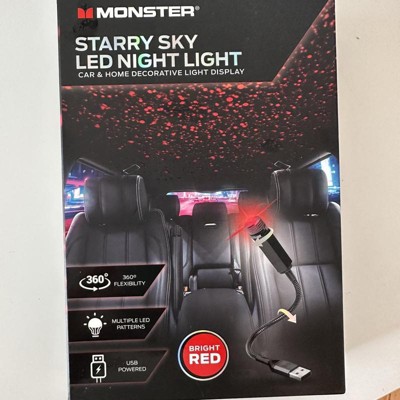 Monster Starry Sky Led Usb Lights Red : Target