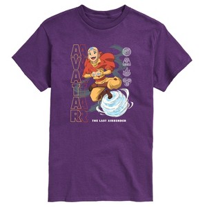 Men's - Avatar: The Last Airbender - Aang Air Bending Short Sleeve Graphic T-Shirt - 1 of 4