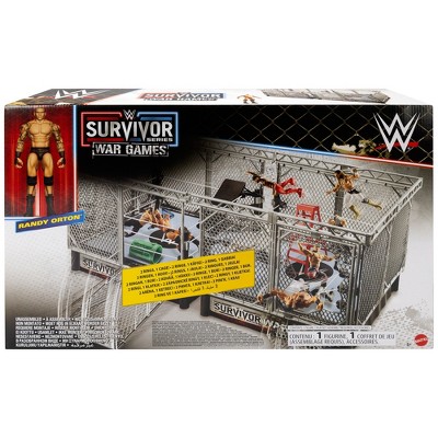 War Games WWE Ring Playset w/ Randy Orton Figure