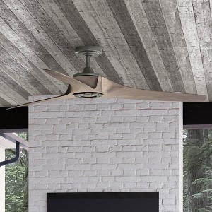 Urban Ambiance Luxury Modern Ceiling Fan 11.25''H x 60''W,  Midnight Black Finish,  Townsville Collection, UHP9282 - 1 of 4