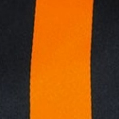 black and orange